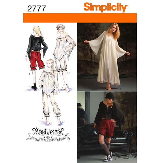 Simplicity 2777HH snitmønster