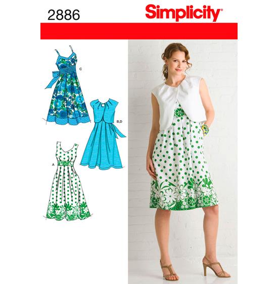 Simplicity 2886H5 snitmønster