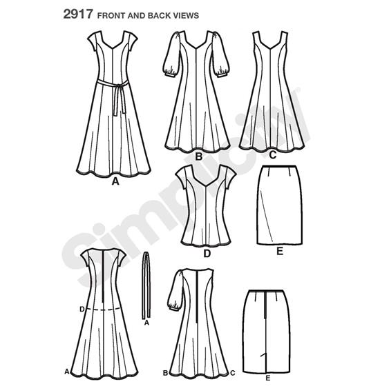 Simplicity 2917BB snitmønster