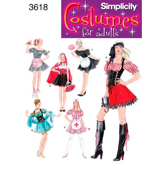 Simplicity 3618RR snitmønster