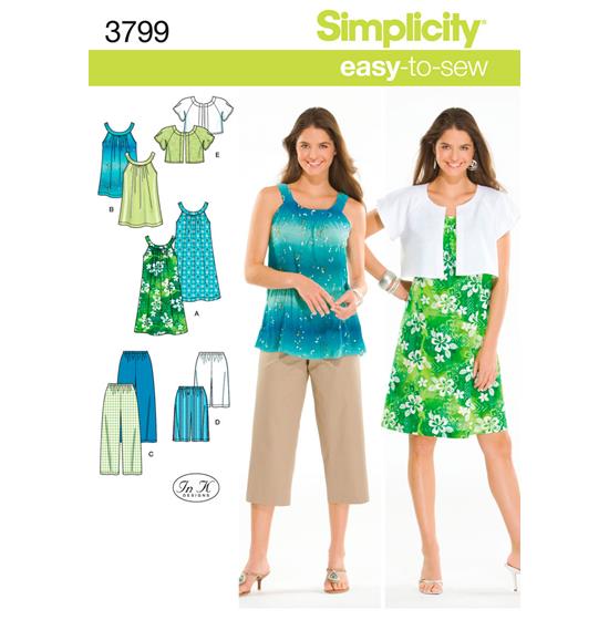 Simplicity 3799BB snitmønster