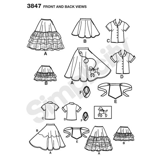 Simplicity 3847HH snitmønster