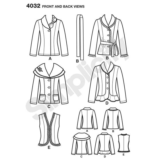 Simplicity 4032U5 snitmønster