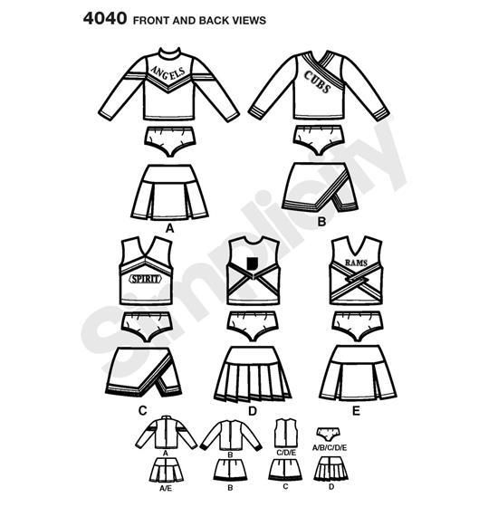 Simplicity 4040BB snitmønster