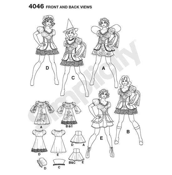 Simplicity 4046RR snitmønster
