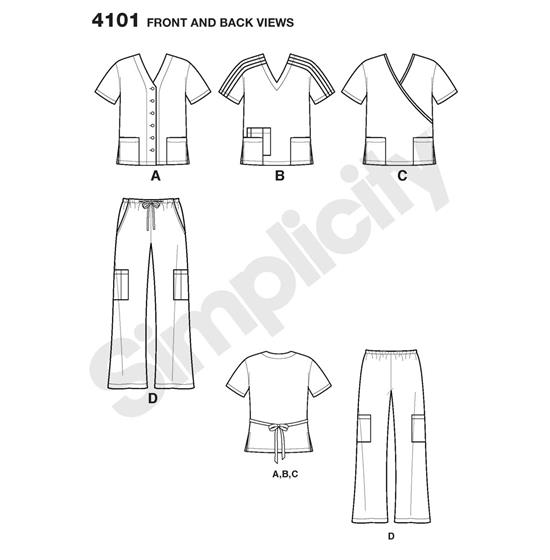 Simplicity 4101BB snitmønster