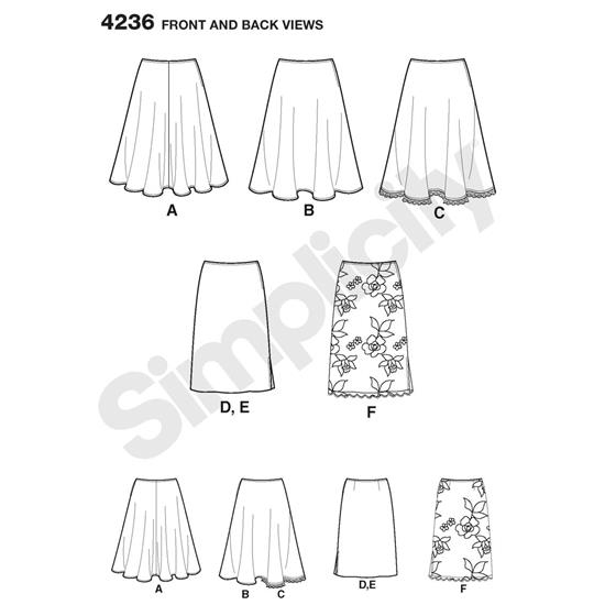 Simplicity 4236P5 snitmønster