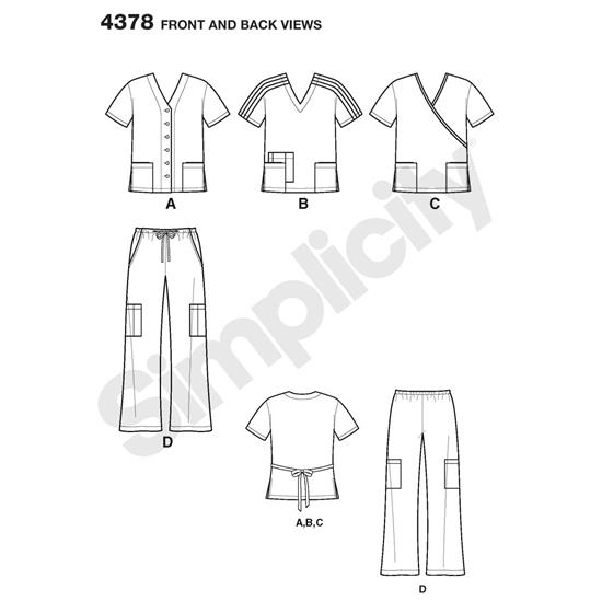 Simplicity 4378BB snitmønster