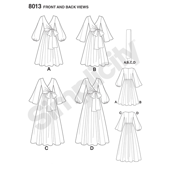 Simplicity 8013R5 snitmønster