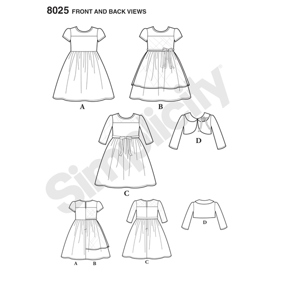 Simplicity 8025BB snitmønster