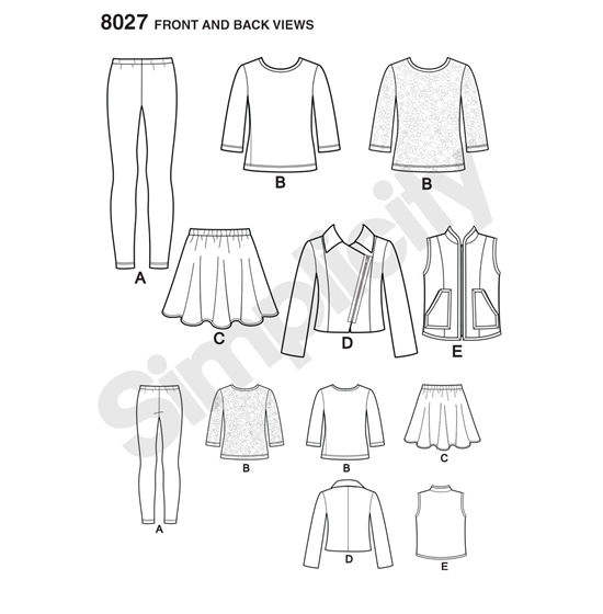 Simplicity 8027HH snitmønster