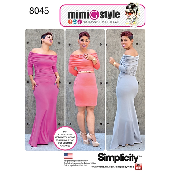 Simplicity 8045AA snitmønster
