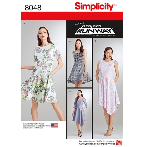 Simplicity 8048D5 snitmønster