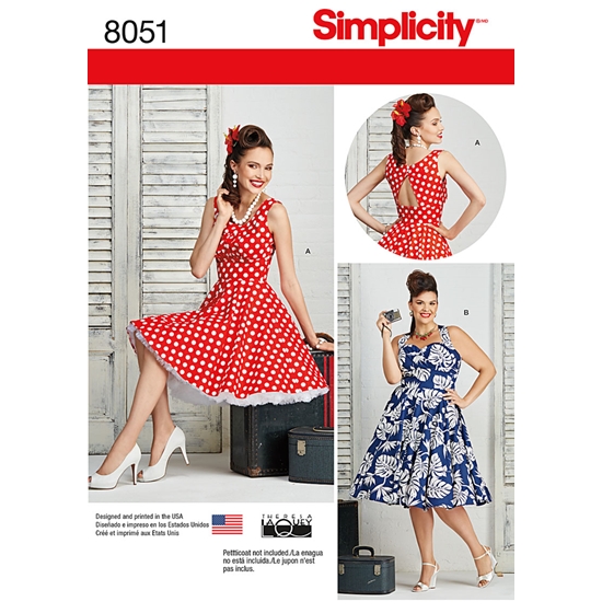 Simplicity 8051AA snitmønster