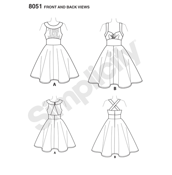 Simplicity 8051AA snitmønster