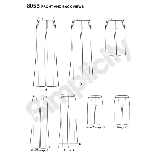 Simplicity 8056AA snitmønster