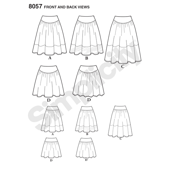 Simplicity 8057H5 snitmønster