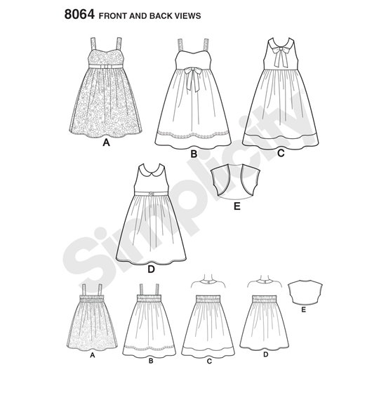 Simplicity 8064K5 snitmønster