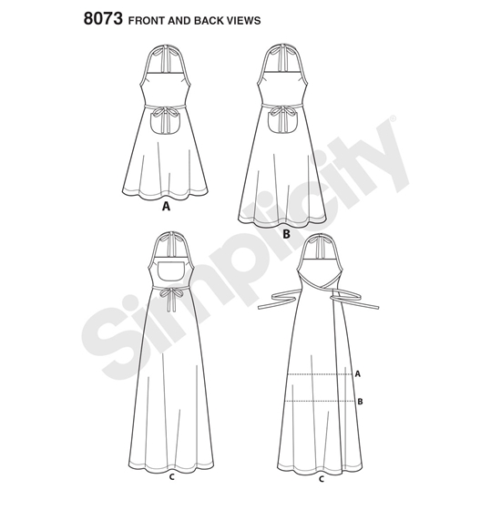 Simplicity 8073P5 snitmønster