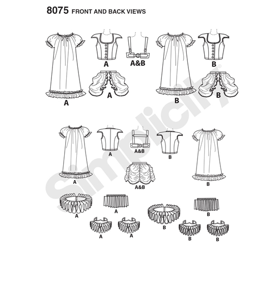 Simplicity 8075R5 snitmønster