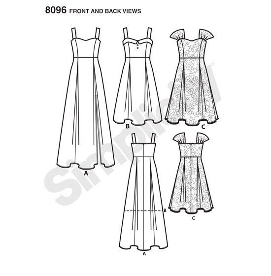 Simplicity 8096GG snitmønster