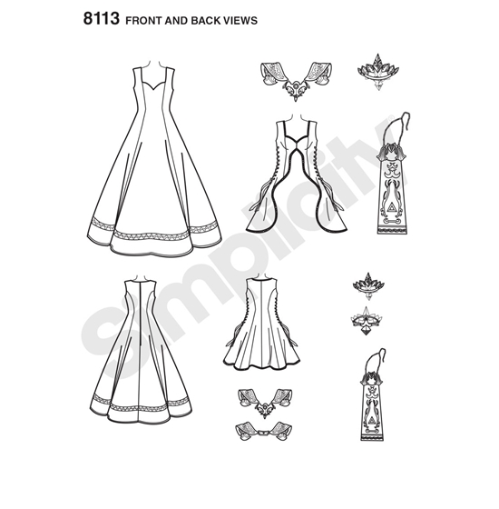 Simplicity 8113R5 snitmønster