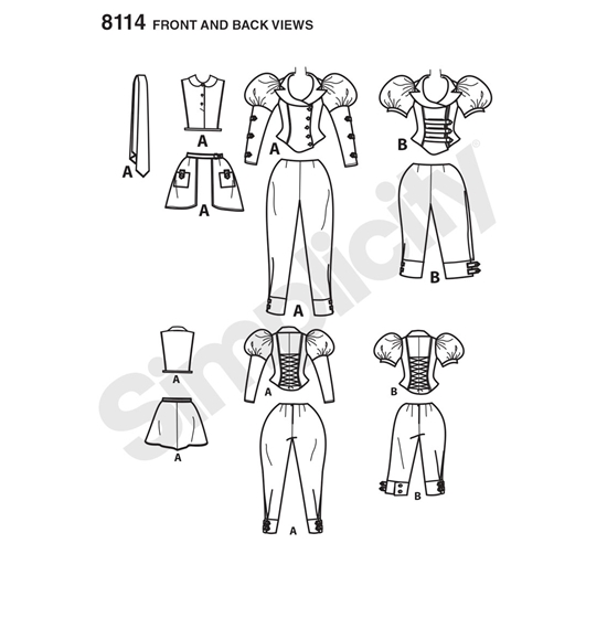 Simplicity 8114H5 snitmønster