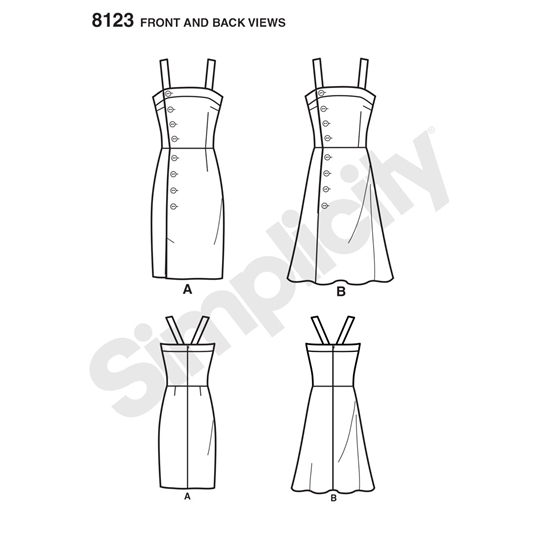 Simplicity 8123BB snitmønster
