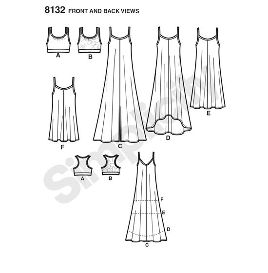 Simplicity 8132P5 snitmønster