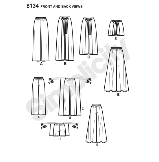 Simplicity 8134R5 snitmønster