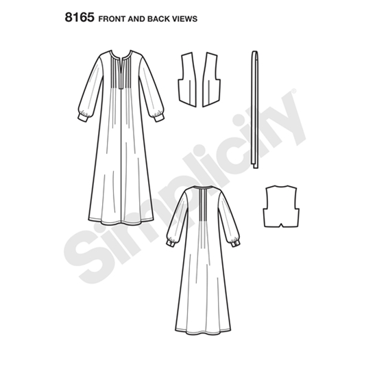 Simplicity 8165P5 snitmønster