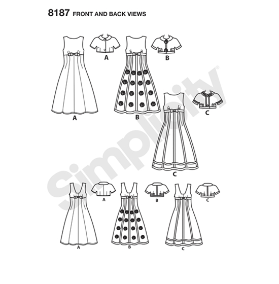 Simplicity 8187H5 snitmønster