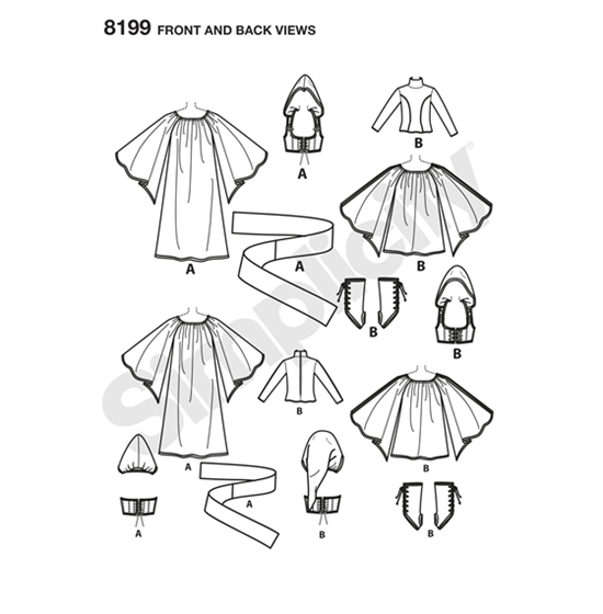 Simplicity 8199R5 snitmønster