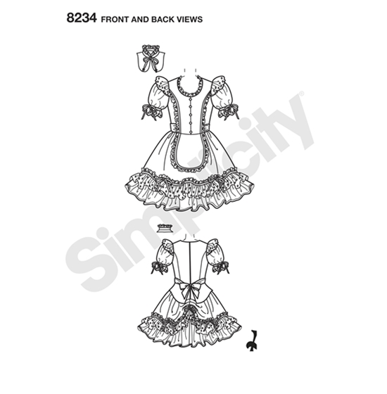 Simplicity 8234H5 snitmønster