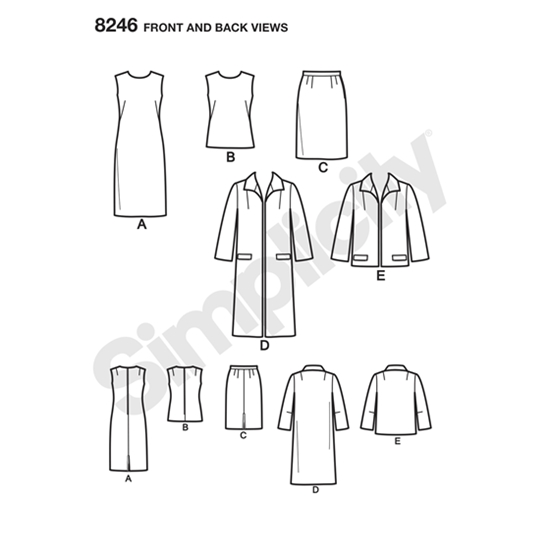 Simplicity 8246R5 snitmønster