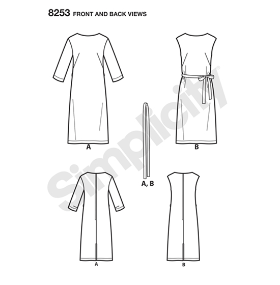 Simplicity 8253D5 snitmønster