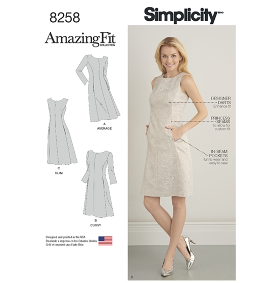 Simplicity 8258BB snitmønster