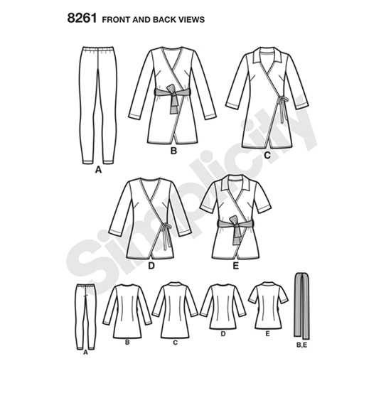 Simplicity 8261R5 snitmønster