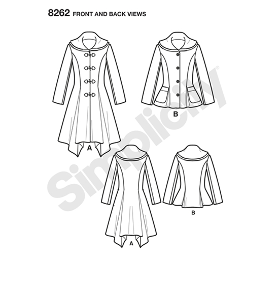 Simplicity 8262D5 snitmønster