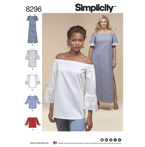 Simplicity 8296AA snitmønster