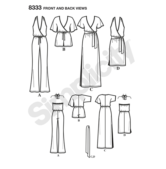 Simplicity 8333P5 snitmønster