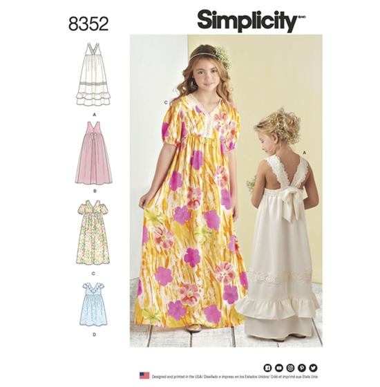 Simplicity 8352K5 snitmønster
