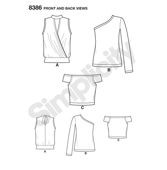 Simplicity 8386P5 snitmønster