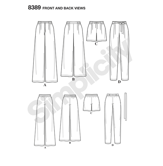 Simplicity 8389H5 snitmønster