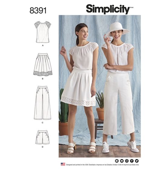 Simplicity 8391U5 snitmønster