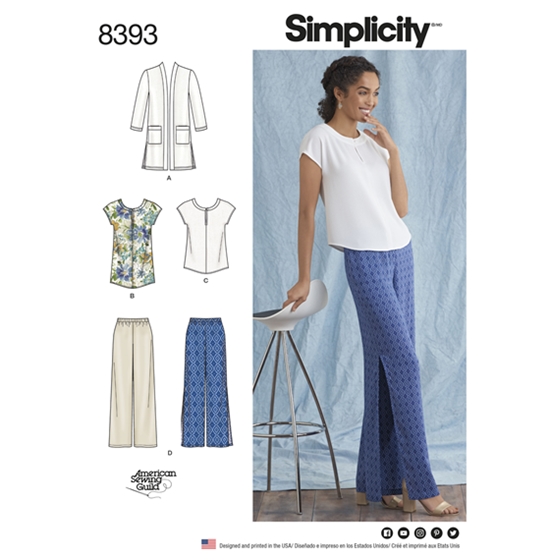 Simplicity 8393AA snitmønster