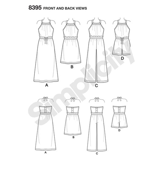 Simplicity 8395K5 snitmønster