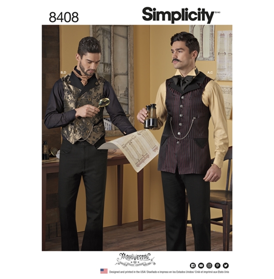 Simplicity 8408BB snitmønster