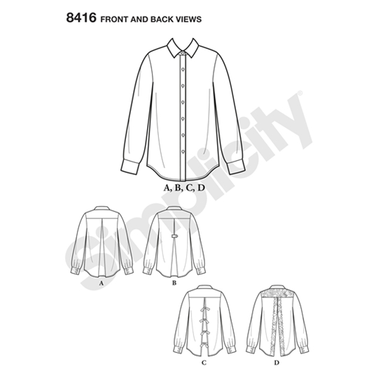 Simplicity 8416U5 snitmønster