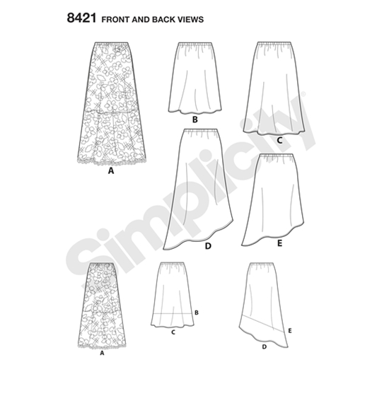 Simplicity 8421H5 snitmønster